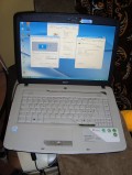 Acer aspire 5315 celeron550, dual core, 2gb, 80hdd, web,wifi, 1.30min, functioneaza perfect, arata f bine