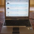 Laptop Dell Latitude d620 1gb ram,40 gb  hdd!