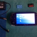 Consola Play Station PSP portabil SONY MODAT Wi-Fi card 8GB + 512MB