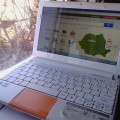 Laptop Acer Aspire One HAPPY 2 Orange, baterie 5h