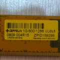 Doua memorii RAM Geil (2x512 mb)+1 memorie ram zeppelin 1gb-80 lei