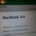 Apple Macbook Air 13" Mid 2013
