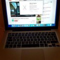 Apple MacBook Air 13, A1369 (mid 2011), i5 1.7GHz, 4GB DDR3, SSD 128GB, Taxtatura iluminata