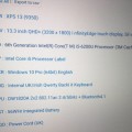 Dell XPS 13 QHD i5-6200U/8gb/256 SSD Touch
